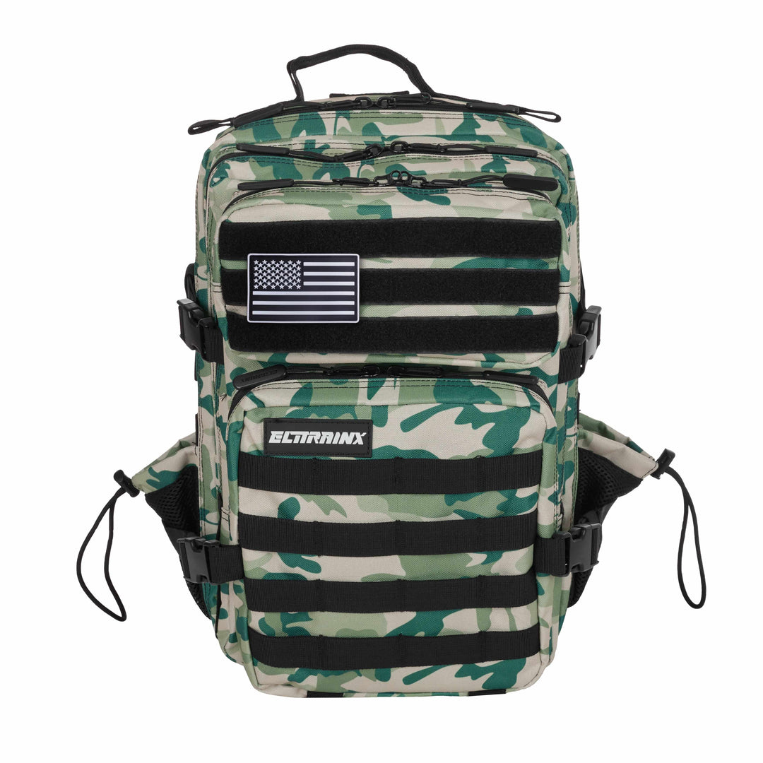 Mochila Táctica 25L All In Green Camo - Elitex Training