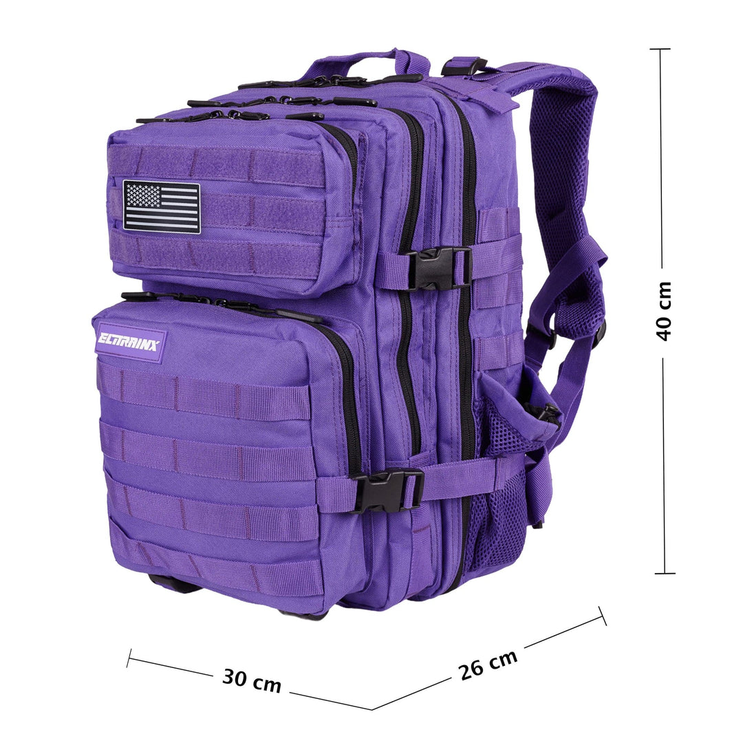 Mochila Táctica 25L All In Violeta - Elitex Training