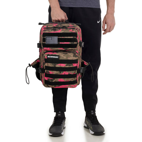 Mochila Táctica 25L All In Rosa Camuflaje - Elitex Training