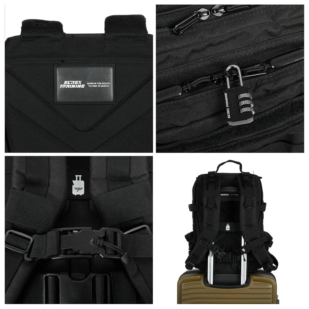 Mochila Táctica 25L All in Negro - Elitex Training