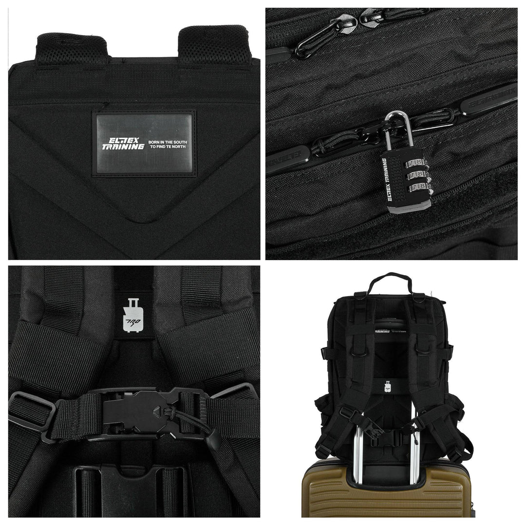 Mochila Táctica 25L All in Negro - Elitex Training