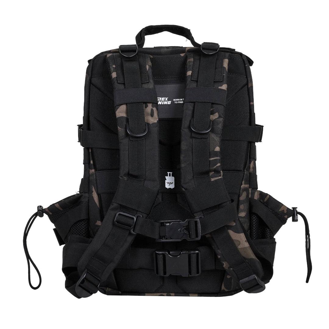 Mochila Táctica 25L All in Negro Camuflaje - Elitex Training