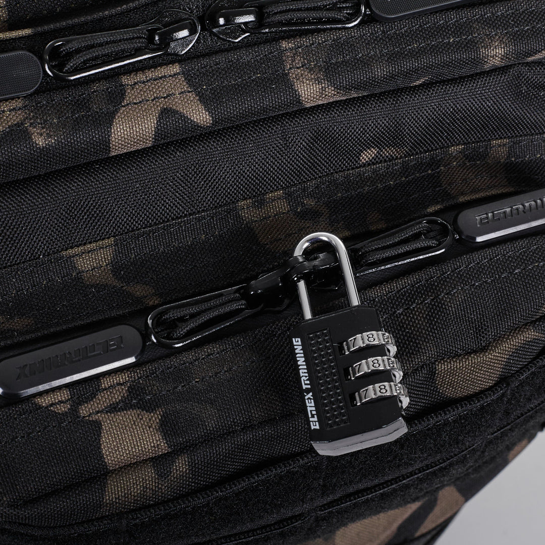 Mochila Táctica 25L All in Negro Camuflaje - Elitex Training