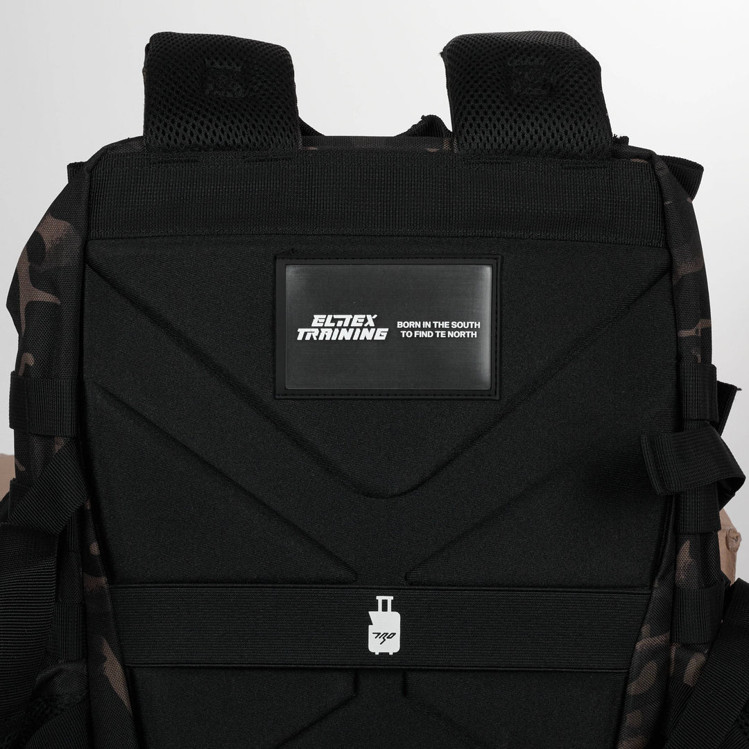 Mochila Táctica 25L All in Negro Camuflaje - Elitex Training