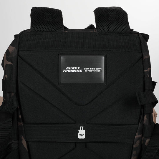 Mochila Táctica 25L All in Negro Camuflaje - Elitex Training