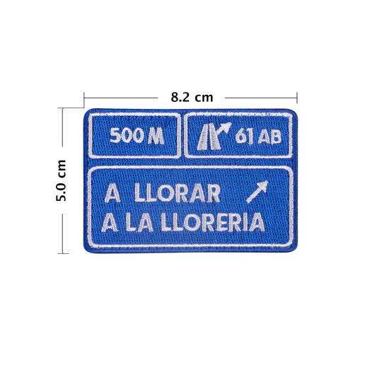 Parche A LLORAR A LA LLORERIA - Elitex Training