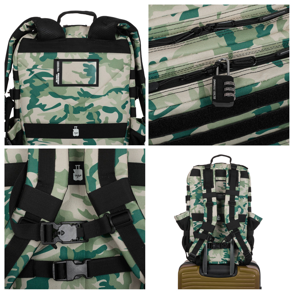 Mochila Táctica V1 45L All In Green Camo - Elitex Training