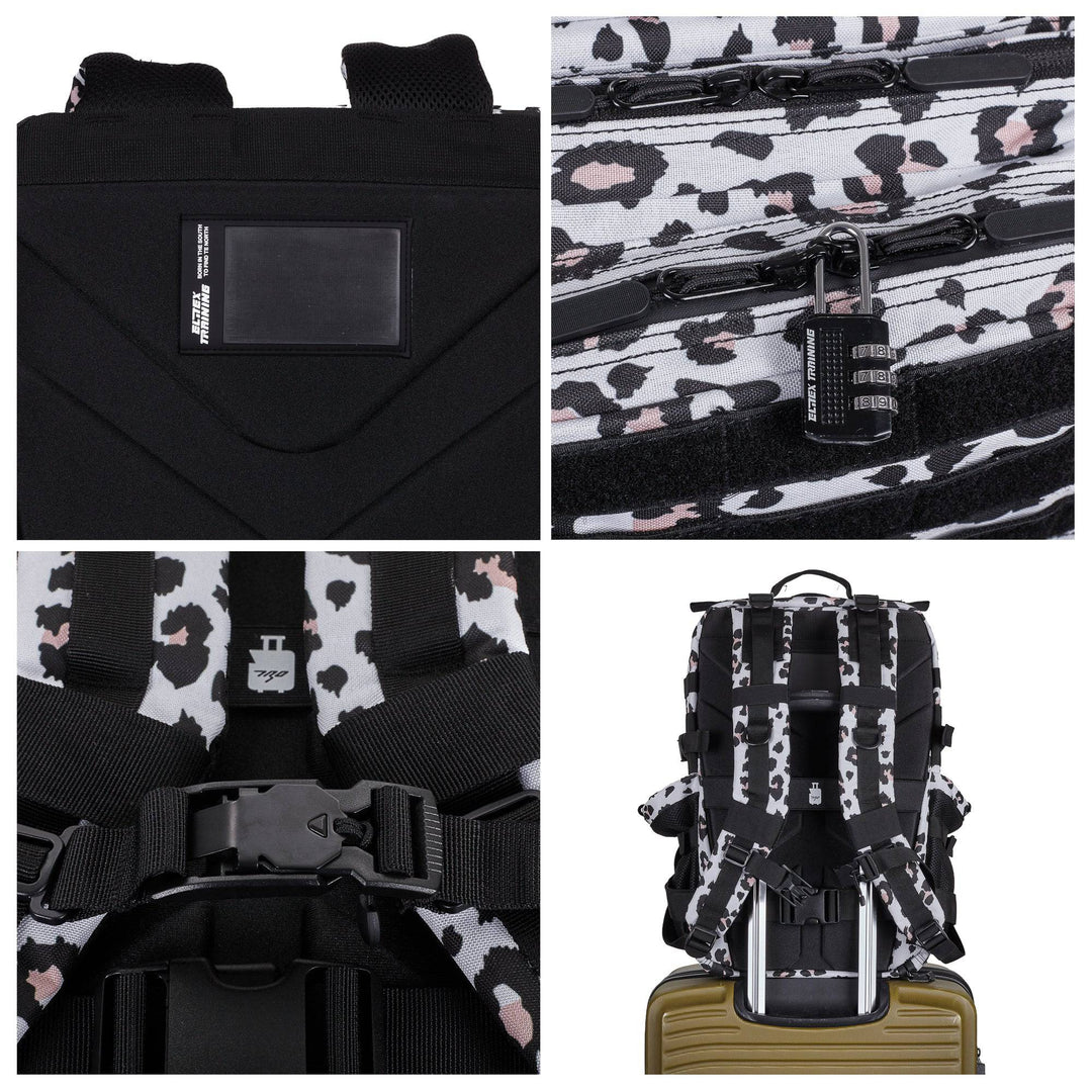Mochila Táctica V1 45L All In Leopardo - Elitex Training