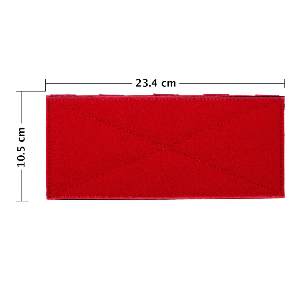 Panel de Velcro para Mochilas de 45L Rojo - Elitex Training