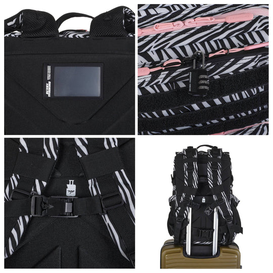 Mochila Táctica V1 45L All In Zebra - Elitex Training