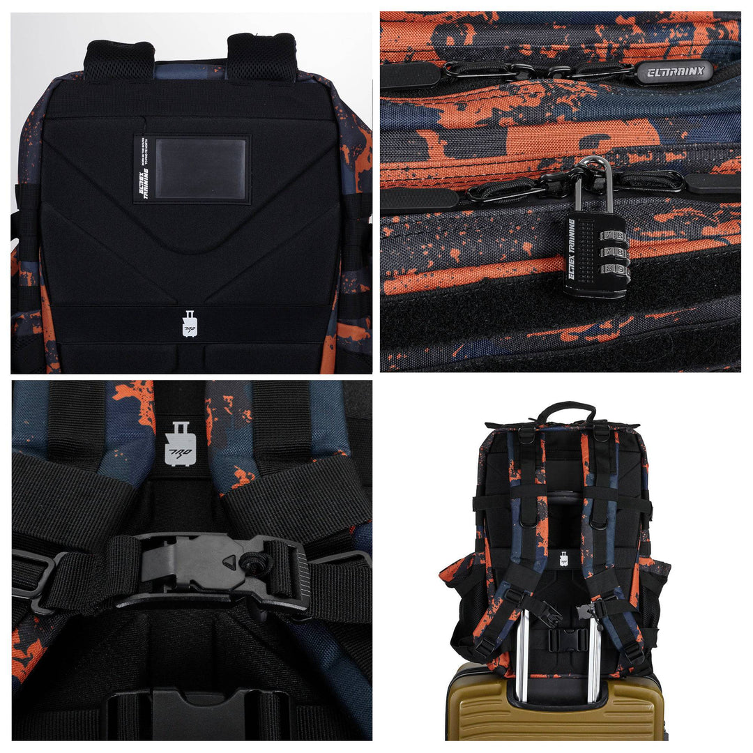 Mochila Táctica 45L con compartimento para comida Marte - Elitex Training