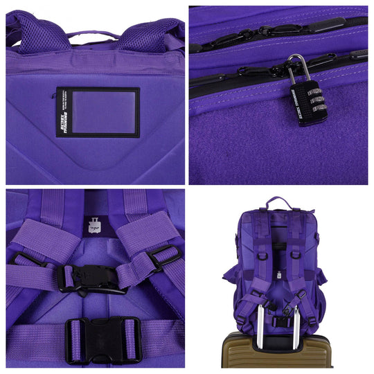 Mochila Táctica V2 45L All In Violeta - Elitex Training