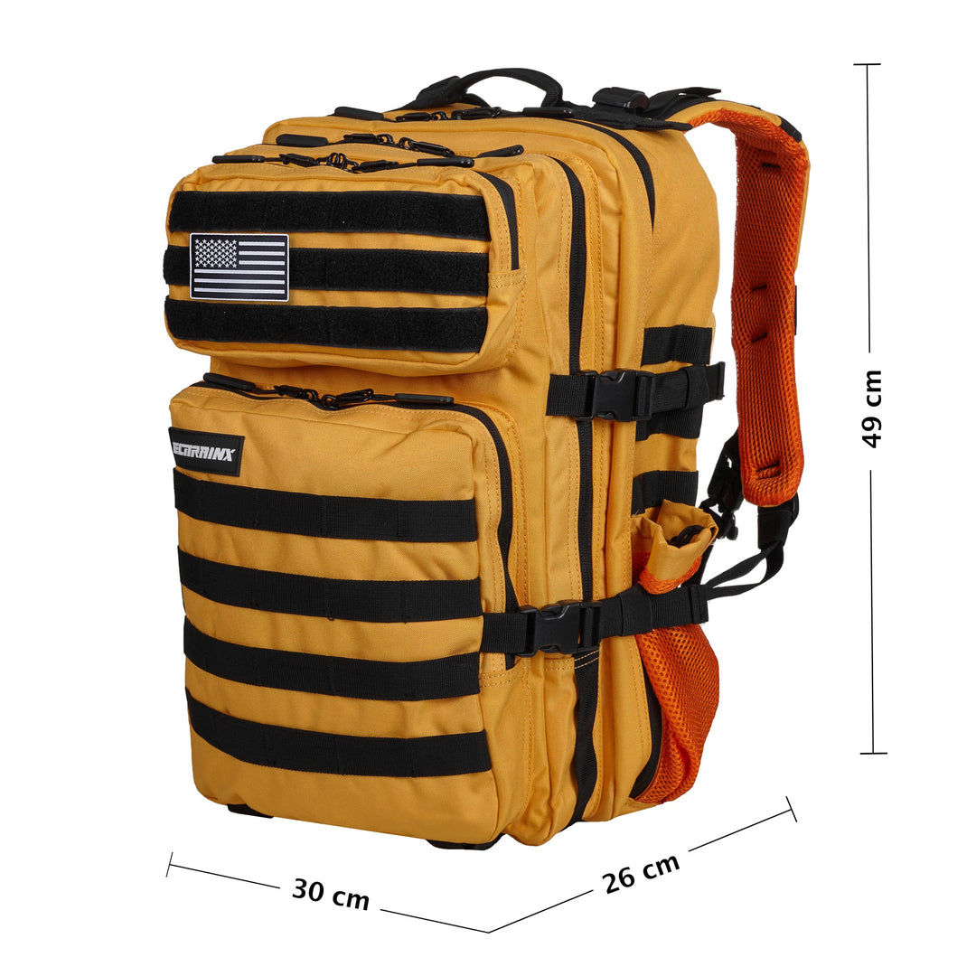 Mochila Táctica V1 45L All in Naranja - Elitex Training