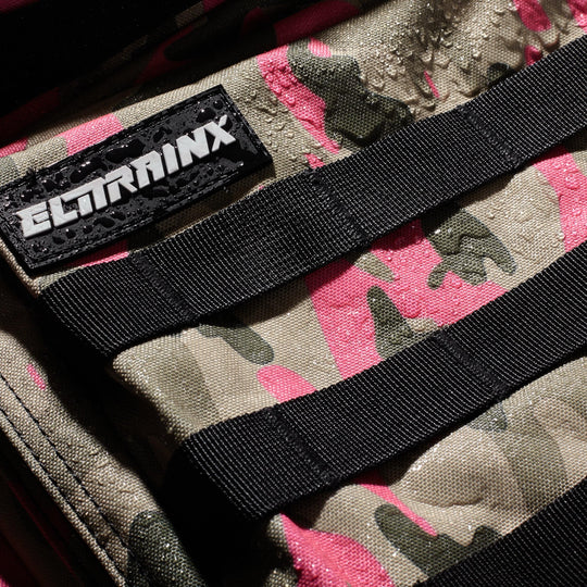 Mochila Táctica 45L con compartimento para comida Rosa Camuflaje - Elitex Training