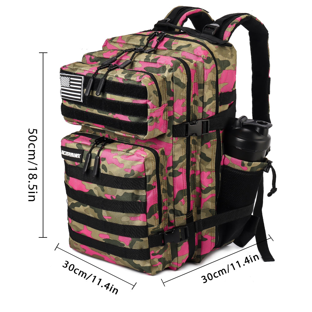 Mochila Táctica V1 45L All in Rosa Camuflaje - Elitex Training