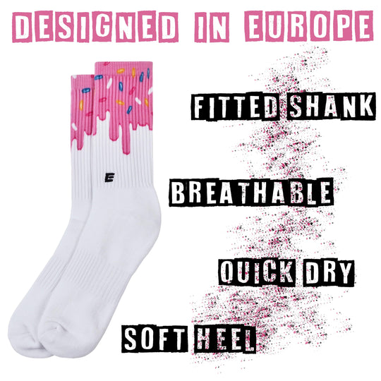 Calcetines Performance Pink Glazed - Elitex Training