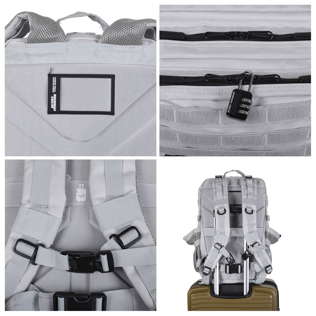 Mochila Táctica V1 45L All In Silver - Elitex Training