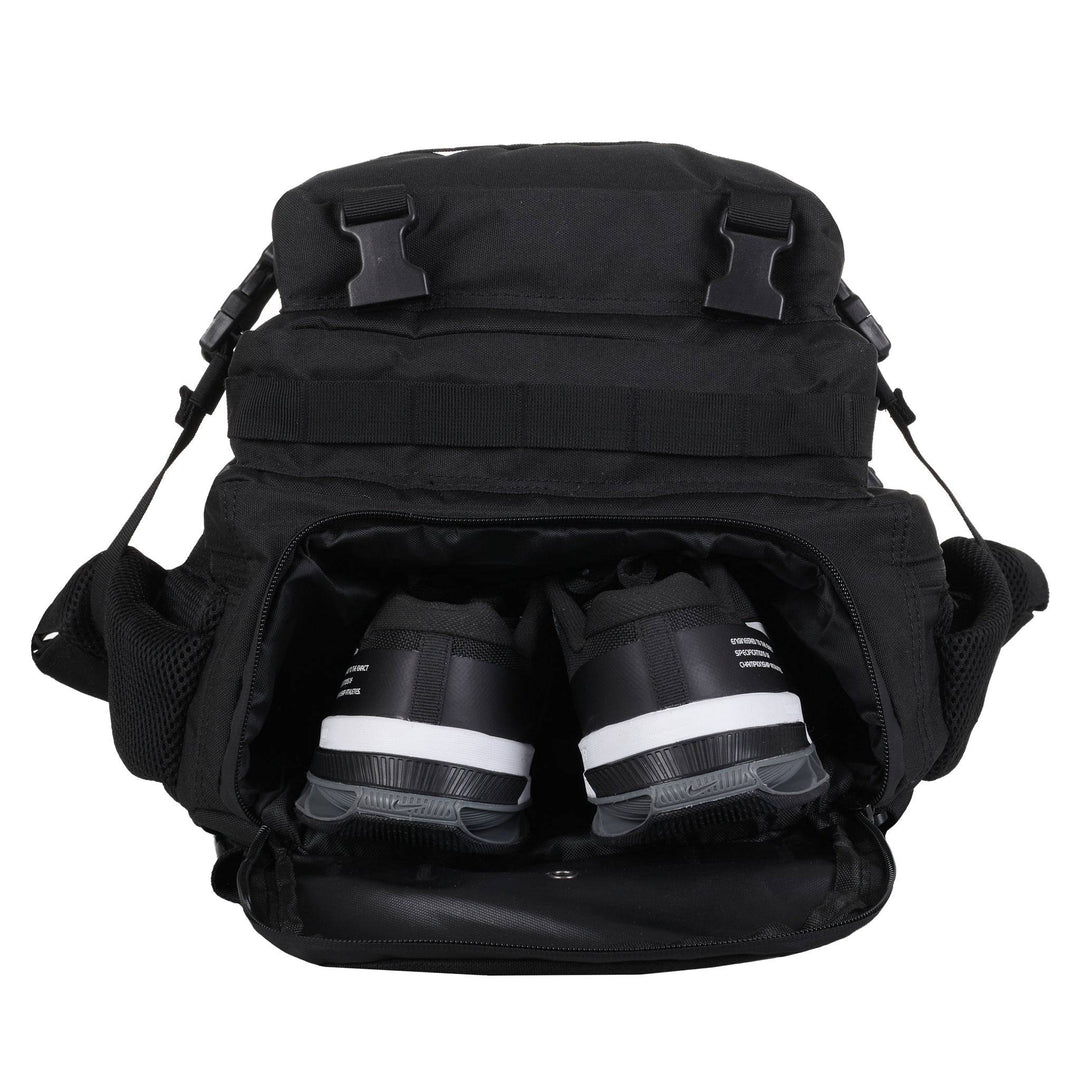 Mochila Táctica 45L con compartimento para comida Negro - Elitex Training