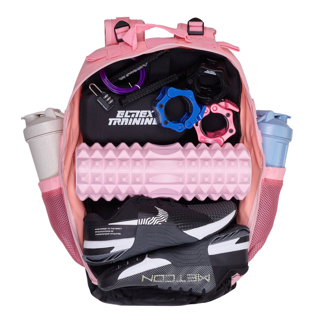 Mochila Táctica 45L All In Compartimento de Comida Rosa - Elitex Training