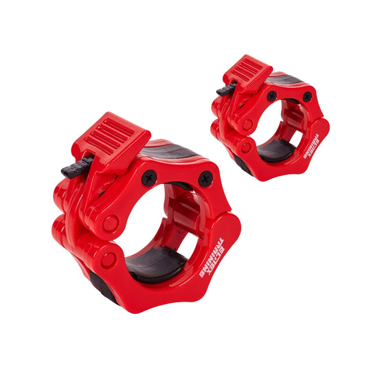 Abrazaderas para barra Olímpica Rojo - Elitex Training