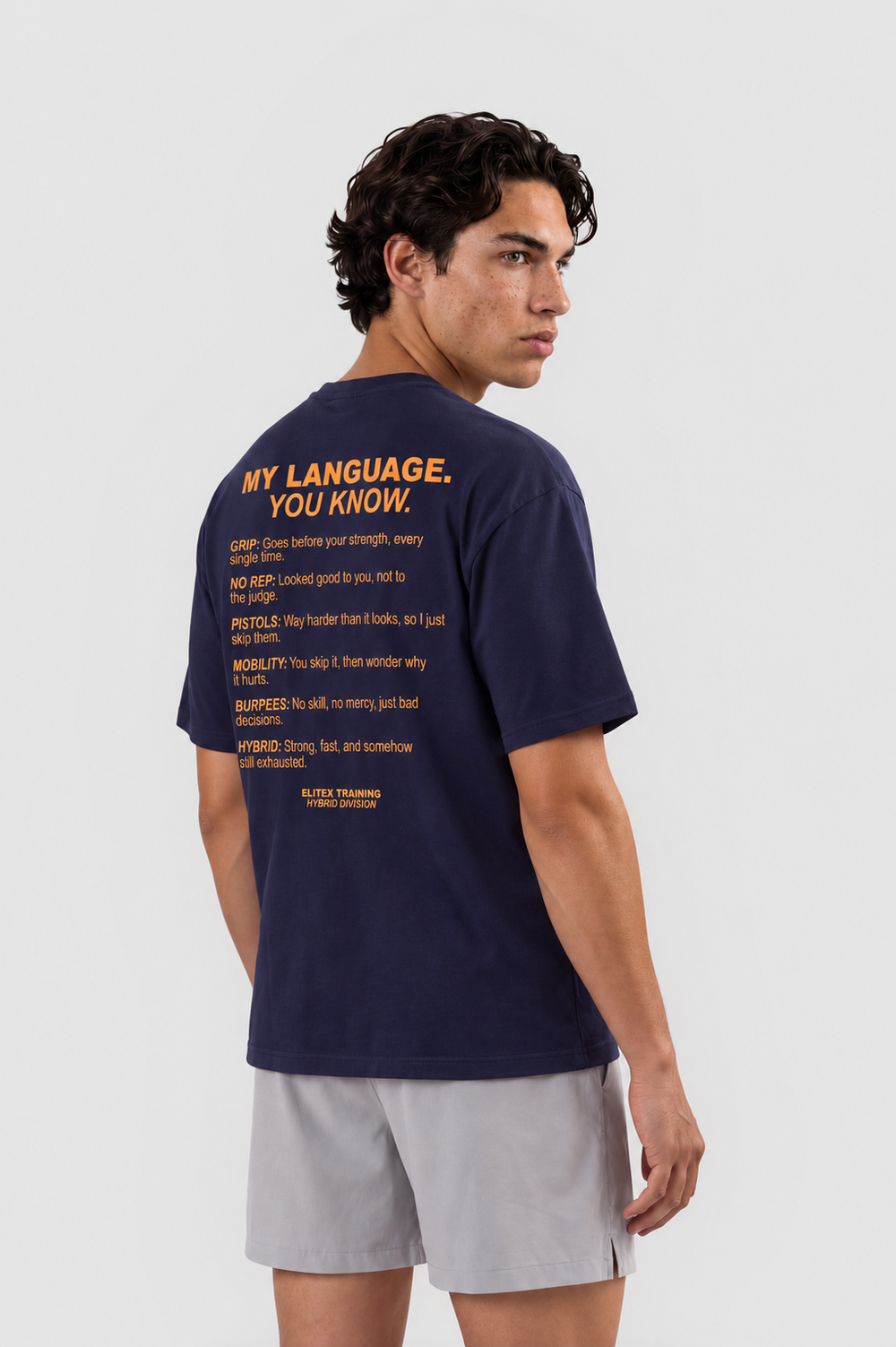 Camiseta Oversize My Language You Know