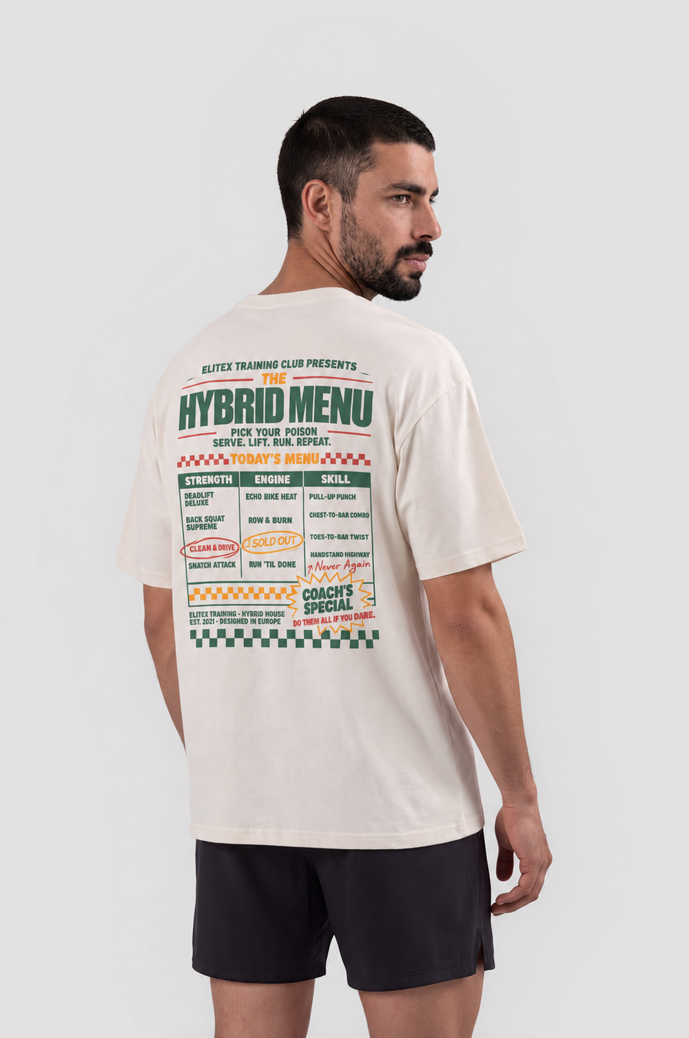 Camiseta Oversize The Hybrid Menu