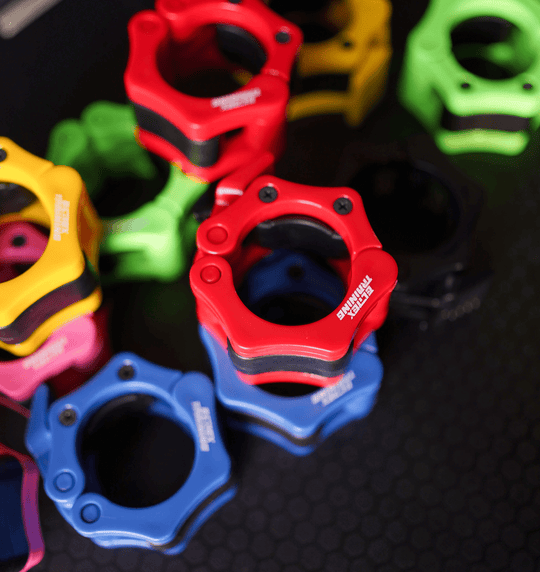 Abrazaderas para barra Olímpica Rojo - Elitex Training