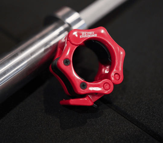 Abrazaderas para barra Olímpica Rojo - Elitex Training