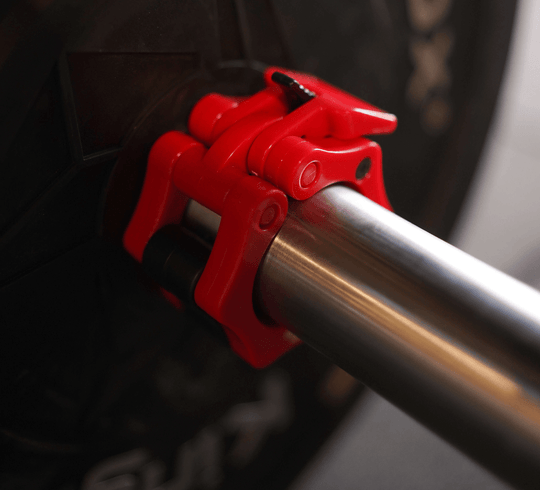 Abrazaderas para barra Olímpica Rojo - Elitex Training