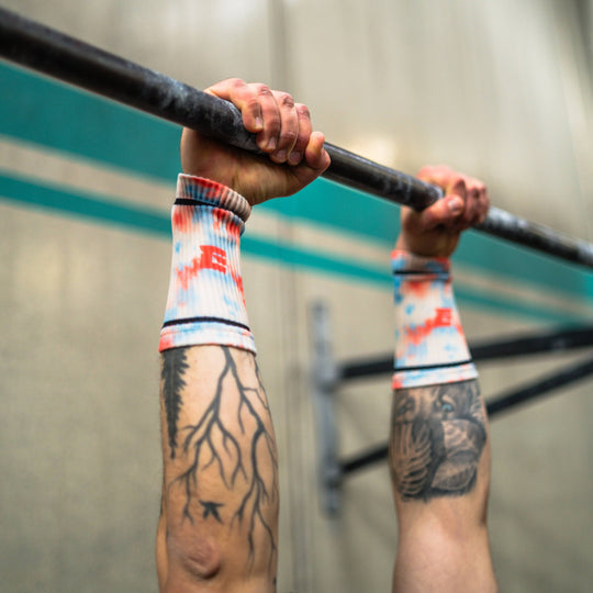 Muñequeras Cross Training Nebula Naranja - Elitex Training
