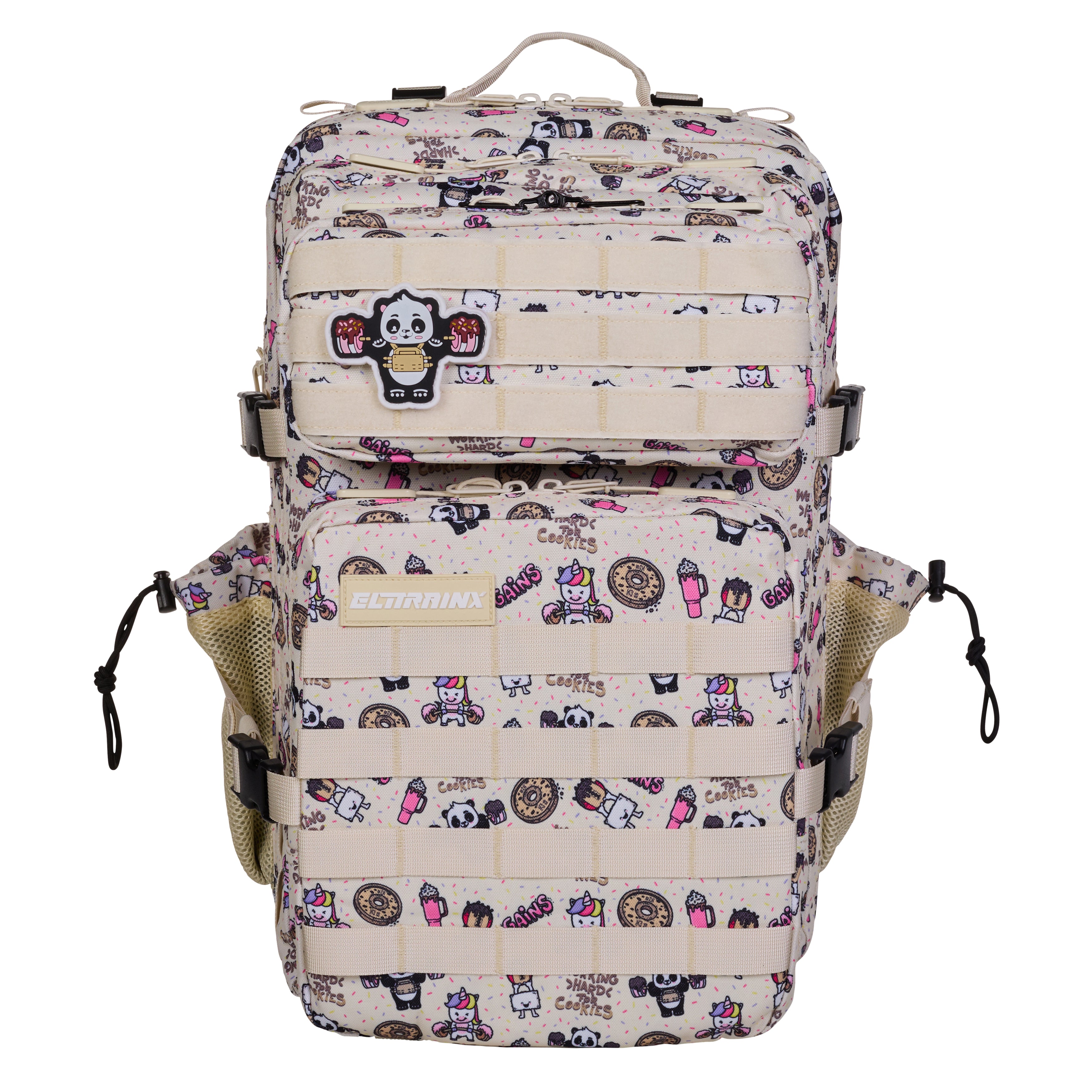 Mochila Táctica V1 45L All in Sweet Cream - Elitex Training
