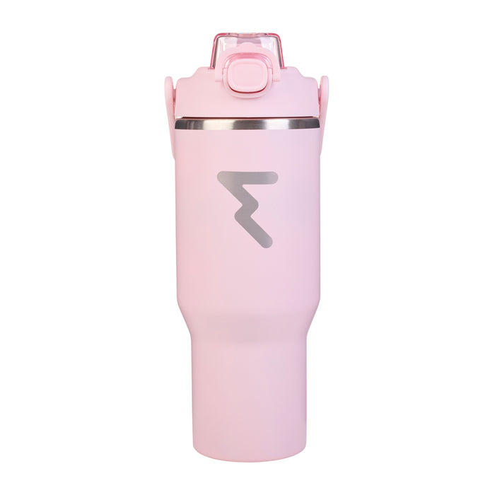 Botella Térmica de Aluminio Rosa 1L