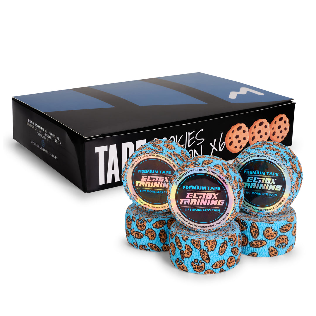 Premium Tape Extra Adhesivo Cookie Edition Pack 6 - Elitex Training