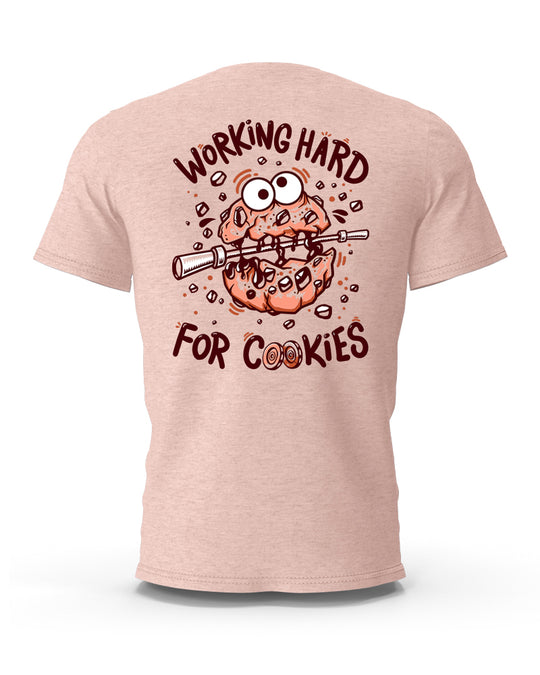 Camiseta Working Hard for Cookies - Hombre - Elitex Training