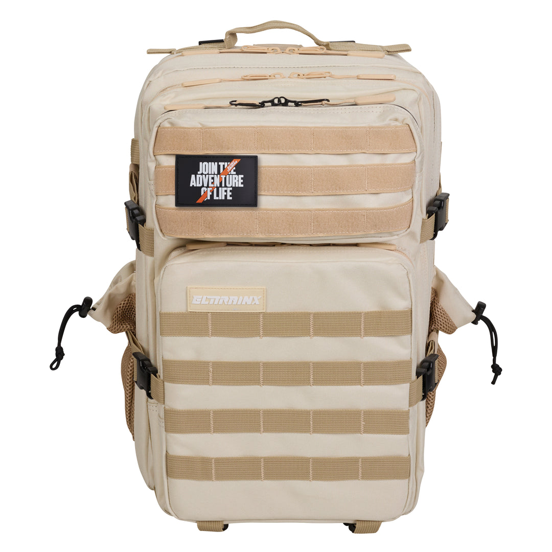 Mochila Táctica V1 All In 45L Cream Khaki - Elitex Training
