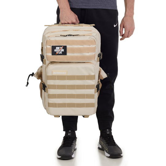 Mochila Táctica V1 All In 45L Cream Khaki - Elitex Training