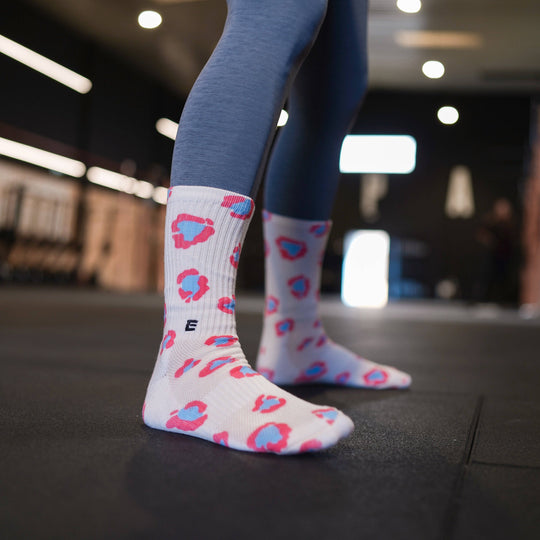 Calcetines Performance Leopard Cream - Elitex Training