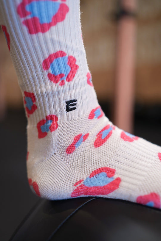 Calcetines Performance Leopard Cream - Elitex Training