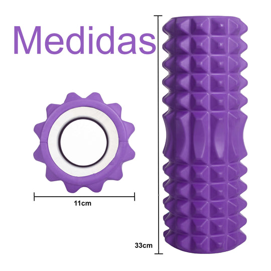 Foam Roller Esponjoso Morado - Elitex Training