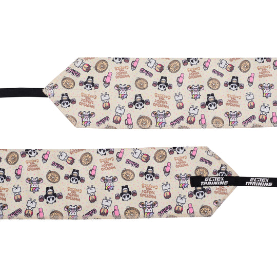 Muñequeras de Tela para Cross Training y Halterofilia - Sweet Cream - Elitex Training