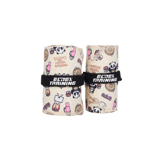 Muñequeras de Tela para Cross Training y Halterofilia - Sweet Cream - Elitex Training