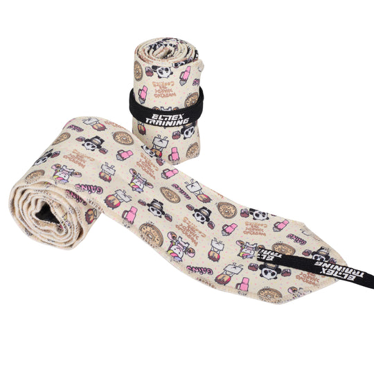 Muñequeras de Tela para Cross Training y Halterofilia - Sweet Cream - Elitex Training