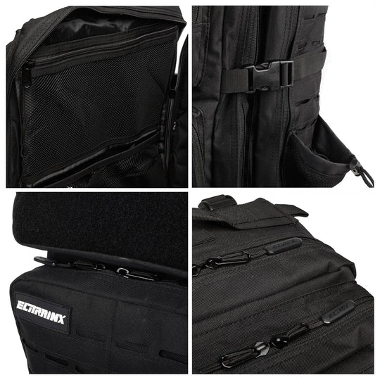 Mochila Táctica V2 25L Negro - Elitex Training