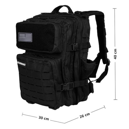 Mochila Táctica V2 25L Negro - Elitex Training