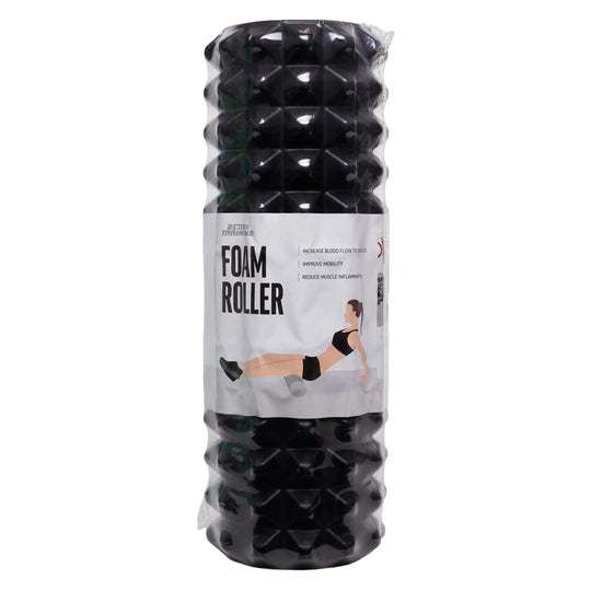 Foam Roller Esponjoso Negro - Elitex Training