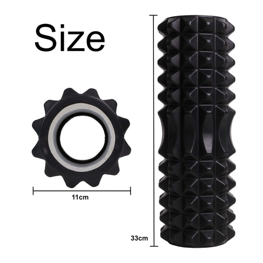 Foam Roller Esponjoso Negro - Elitex Training