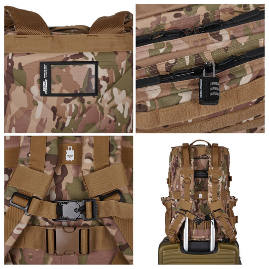 Mochila Táctica V1 45L All In Camuflaje - Elitex Training