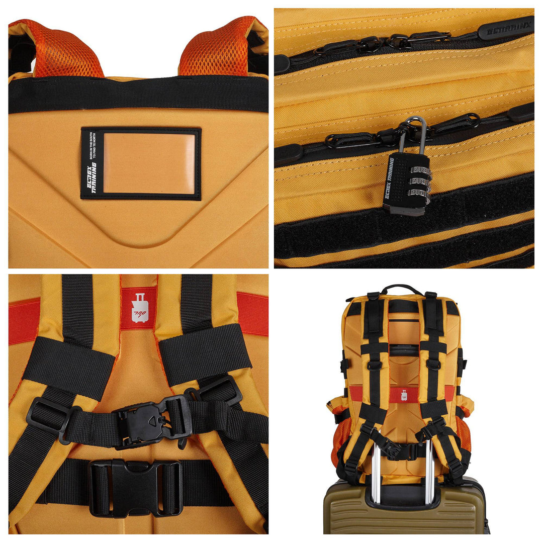 Mochila Táctica V1 45L All in Naranja - Elitex Training