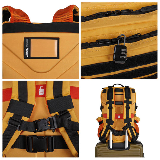Mochila Táctica V1 45L All in Naranja - Elitex Training