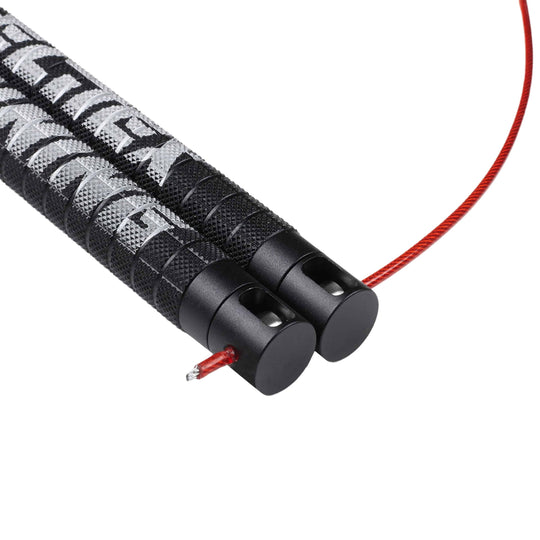 Comba de velocidad PRO Black Mate + Red Rope - Elitex Training